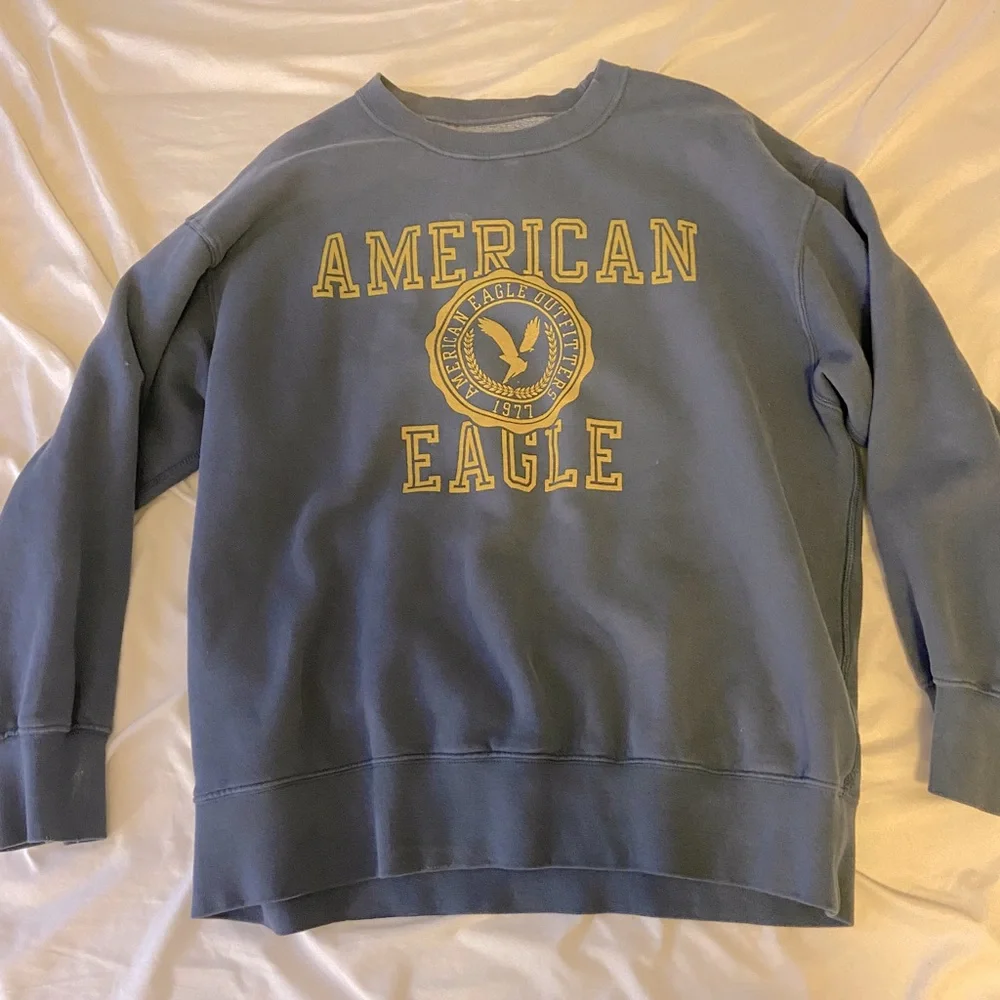 Blue American Eagle Sweatshirt - Picture 1 of 4